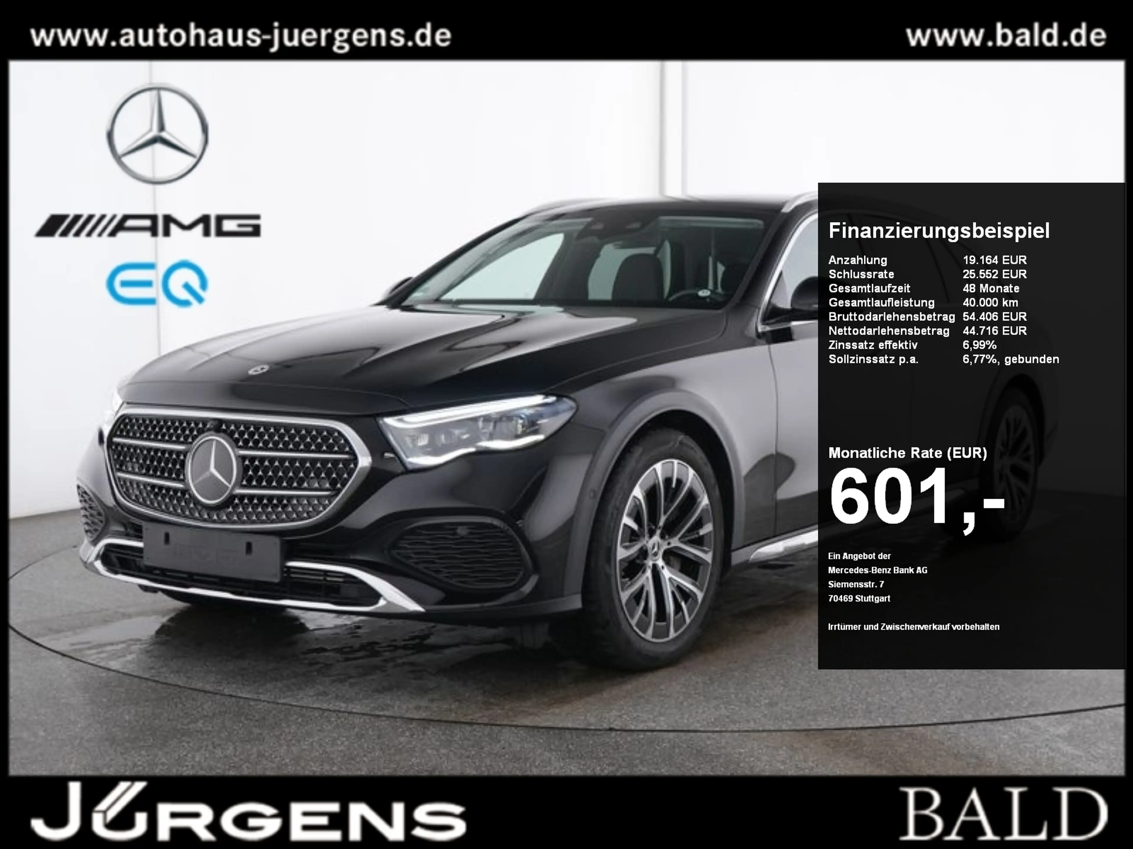 Mercedes-Benz E 300 de 4M T All-Terrain Premium+/Super/AHK/19