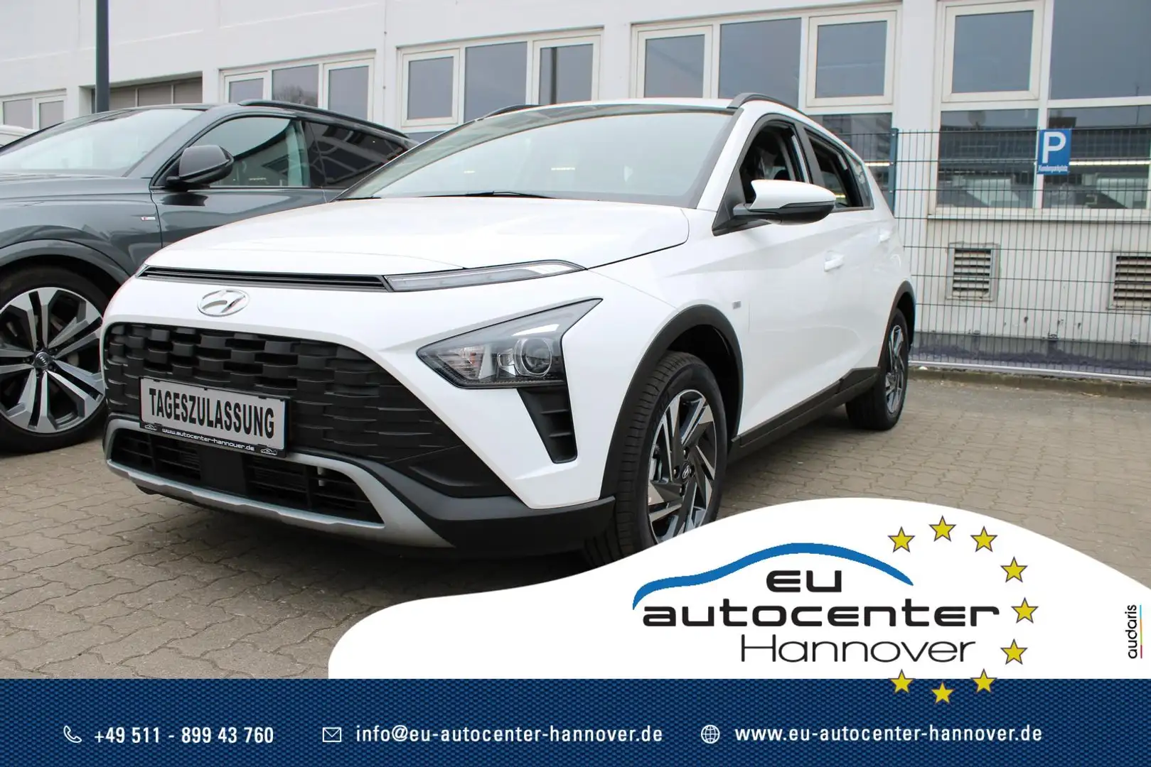 Hyundai BAYON 1.0 T-GDI Select M-Hybrid Navi RFK Klima PDC DAB Bianco - 1