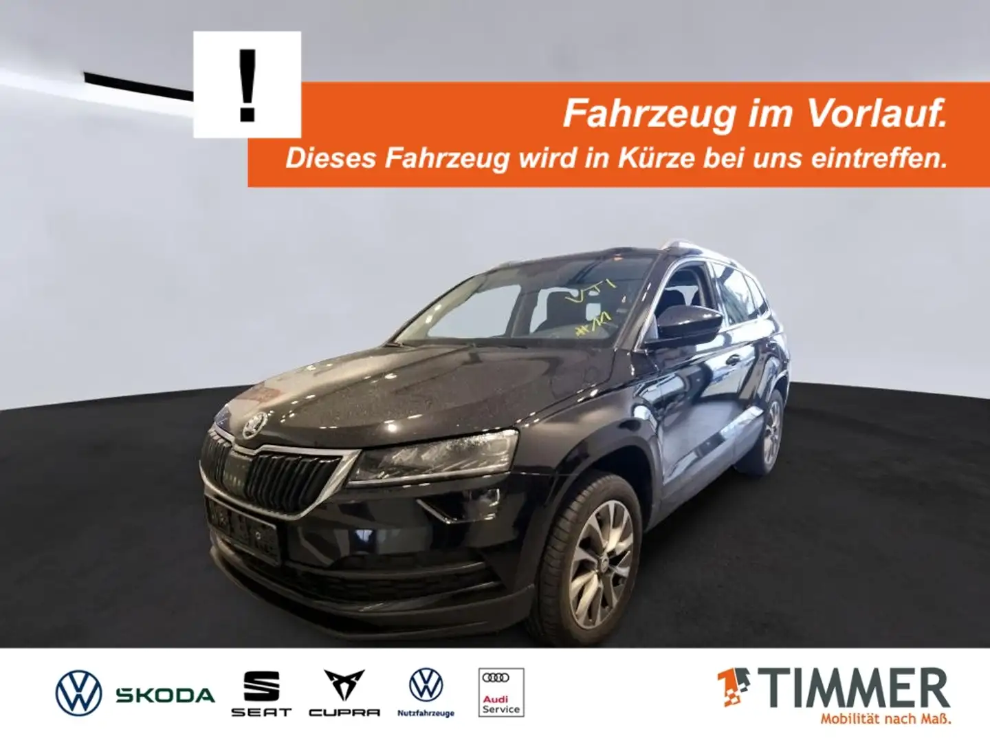 Skoda Karoq 1.5 TSI DSG CLEVER +AHK +LED +TEMPO +DAB +LM +SHZ Schwarz - 1