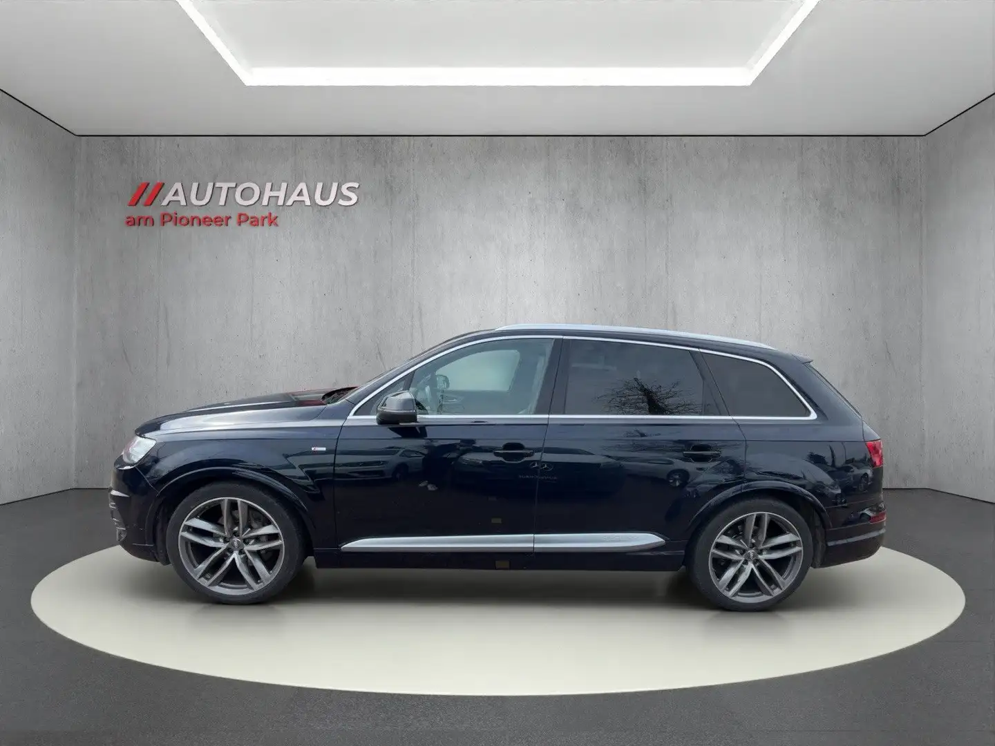 Audi Q7 3.0 TDI S Line-quattro-PANO-HUD-VC-STDH-360° Bleu - 2