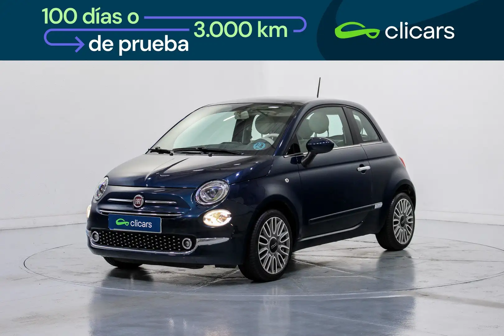 Fiat 500 1.2 Lounge Negro - 1