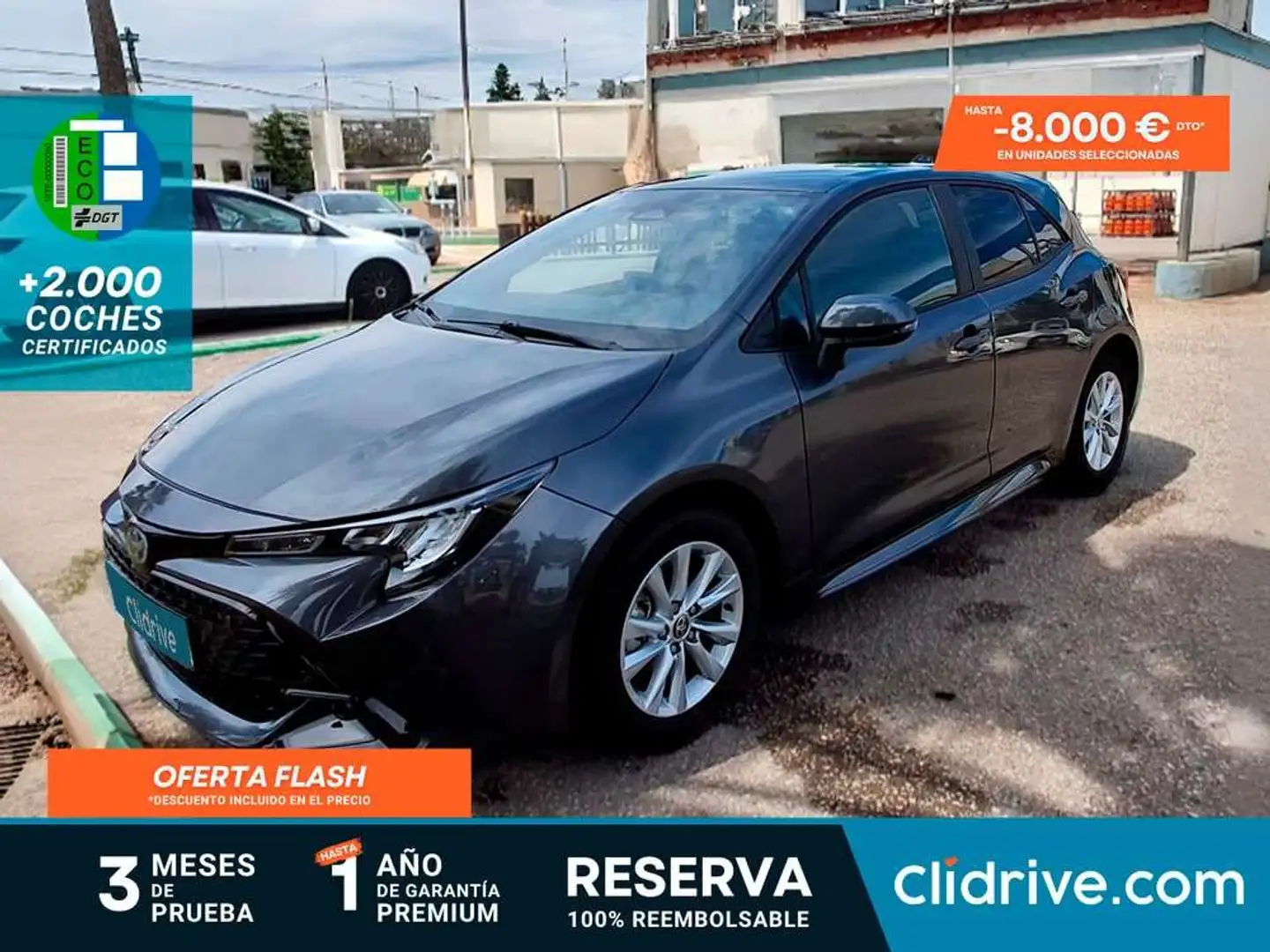 Toyota Corolla 140H Active Plus Gris - 1
