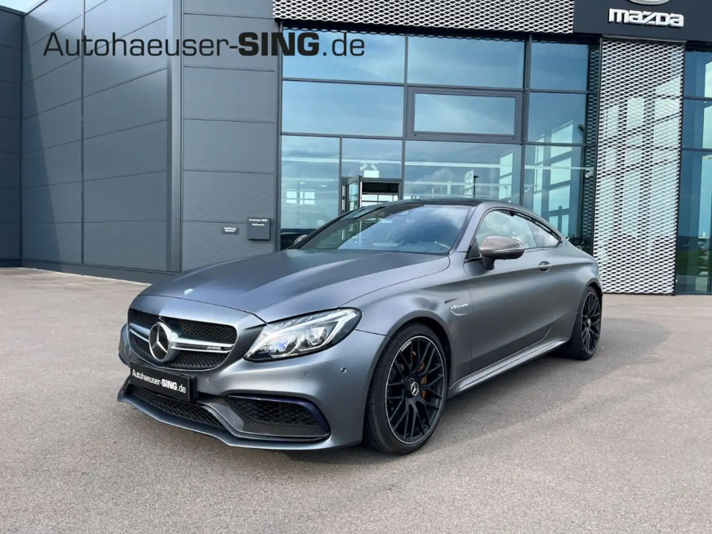 Mercedes-Benz C 63 AMG S Coupe Burmester Perf-Sitze+AGA Memory Grau - 1