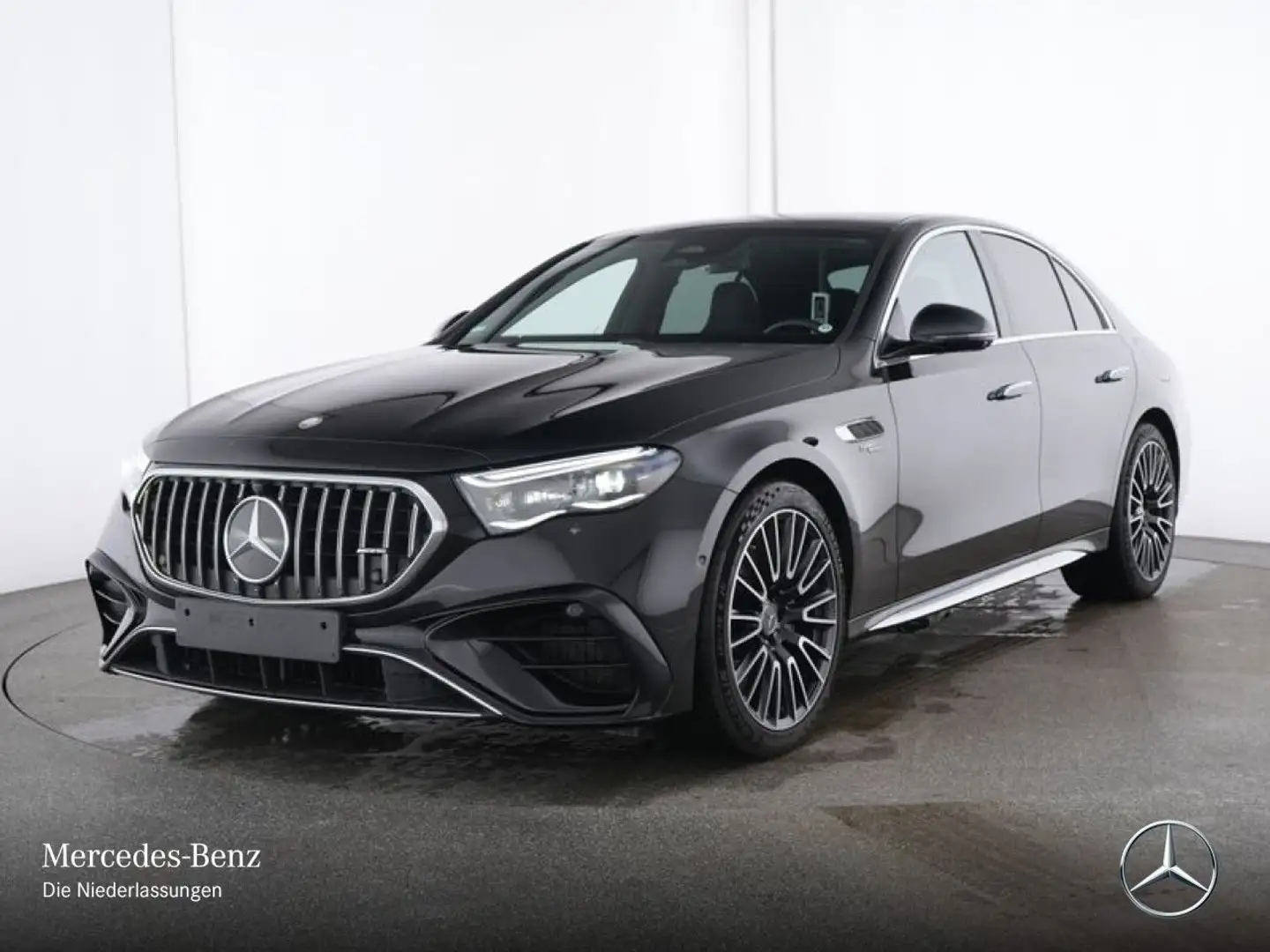 Mercedes-Benz E 53 AMG 4M Hybrid Pano Burmester Distr. Totwinkel Schwarz - 2