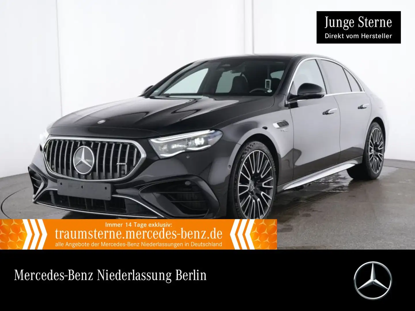 Mercedes-Benz E 53 AMG 4M Hybrid Pano Burmester Distr. Totwinkel Schwarz - 1
