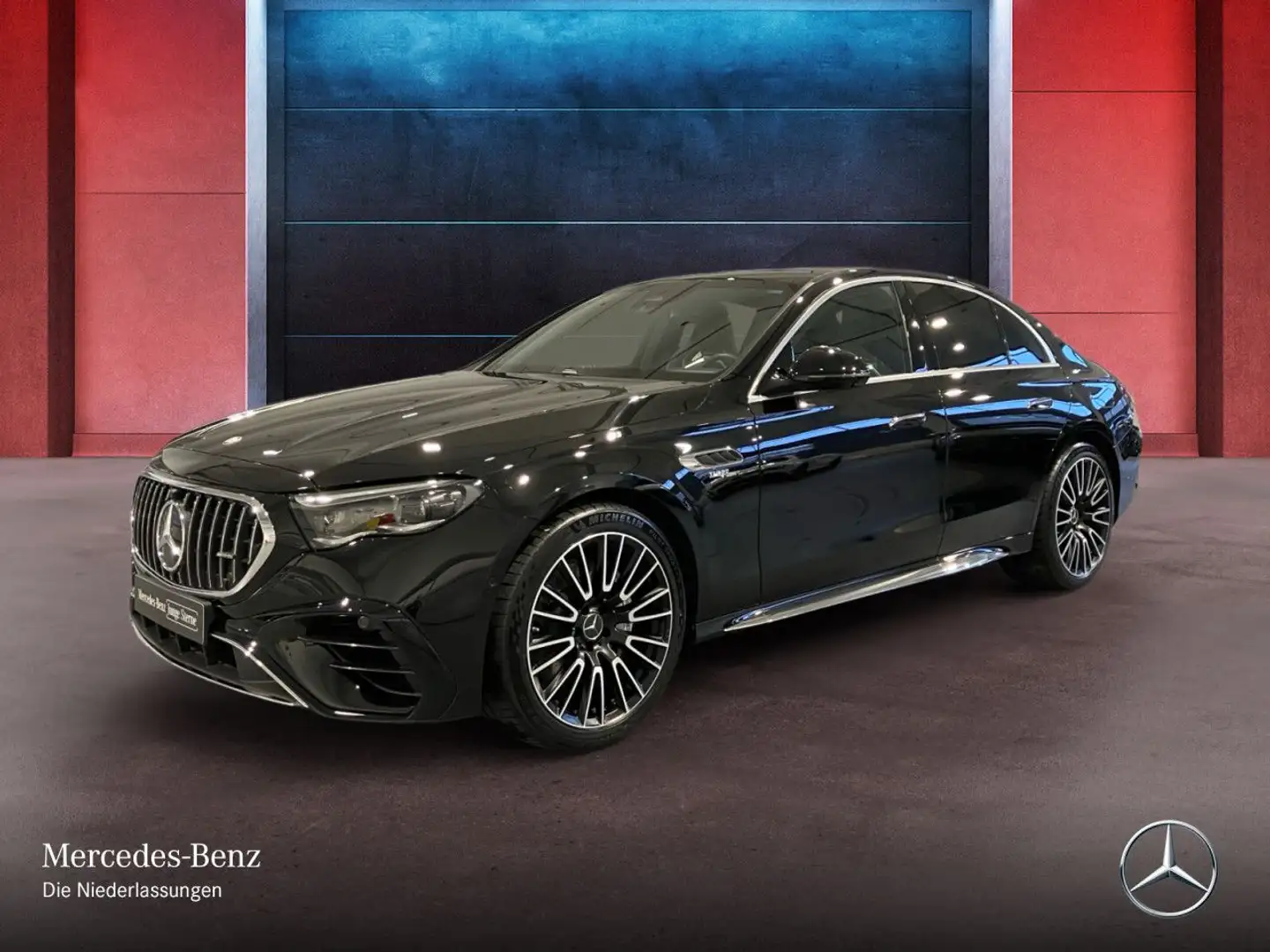 Mercedes-Benz E 53 AMG 4M Hybrid Pano Burmester Distr. Multisitz Schwarz - 2