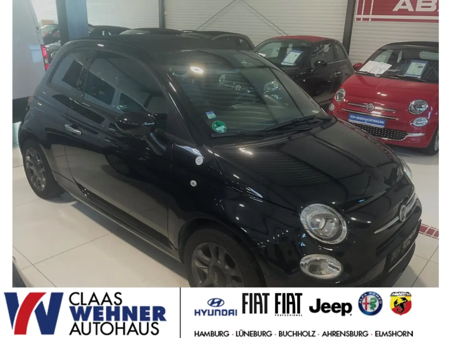 Fiat 500C Hey Google 1.0 Mild Hybrid EU6d LM-Felgen Tech-Pak Schwarz - 1