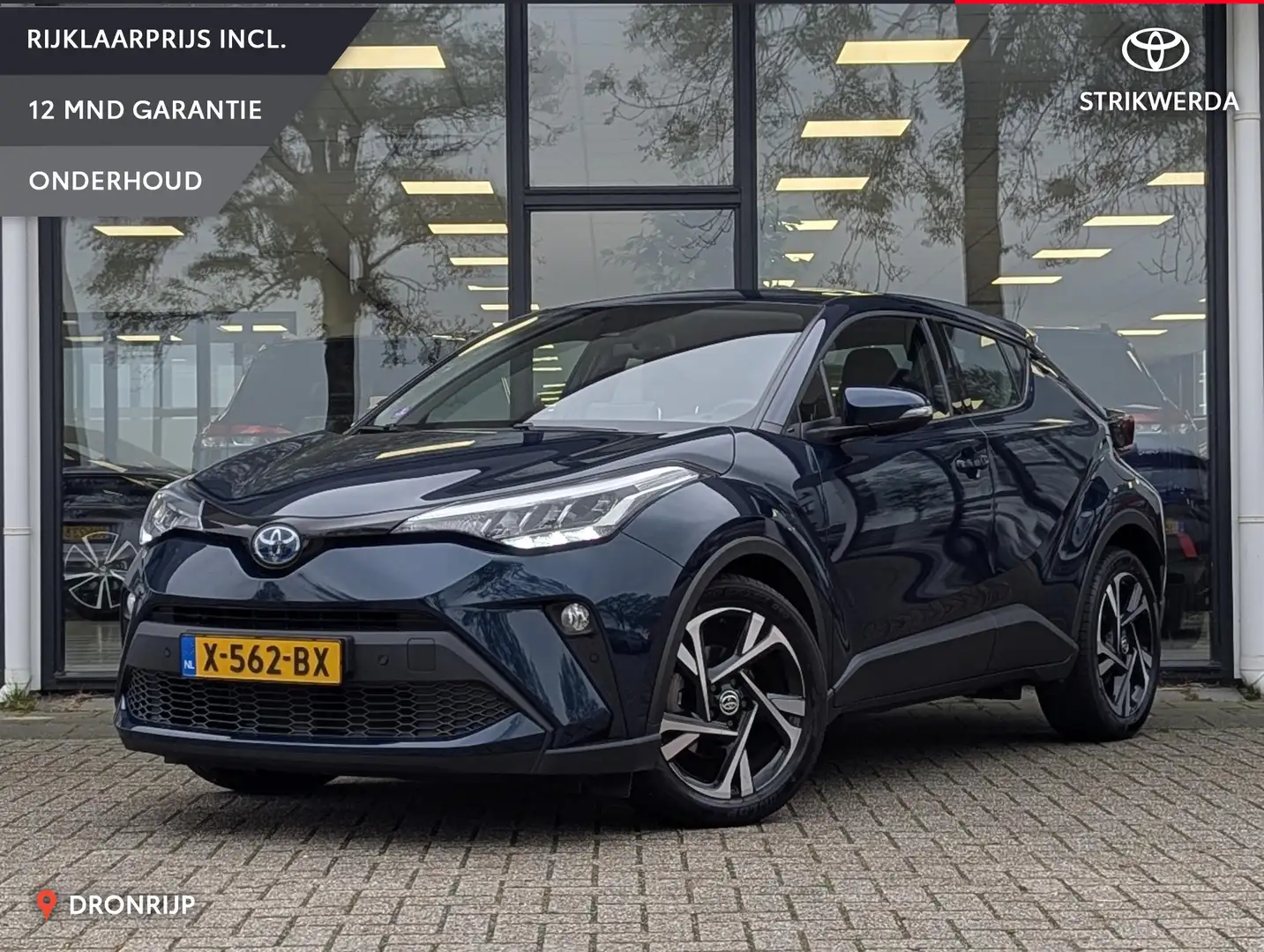 Toyota C-HR 1.8 Hybrid Dynamic | ACC | PDC V+A | BSM | Climate Blauw - 1