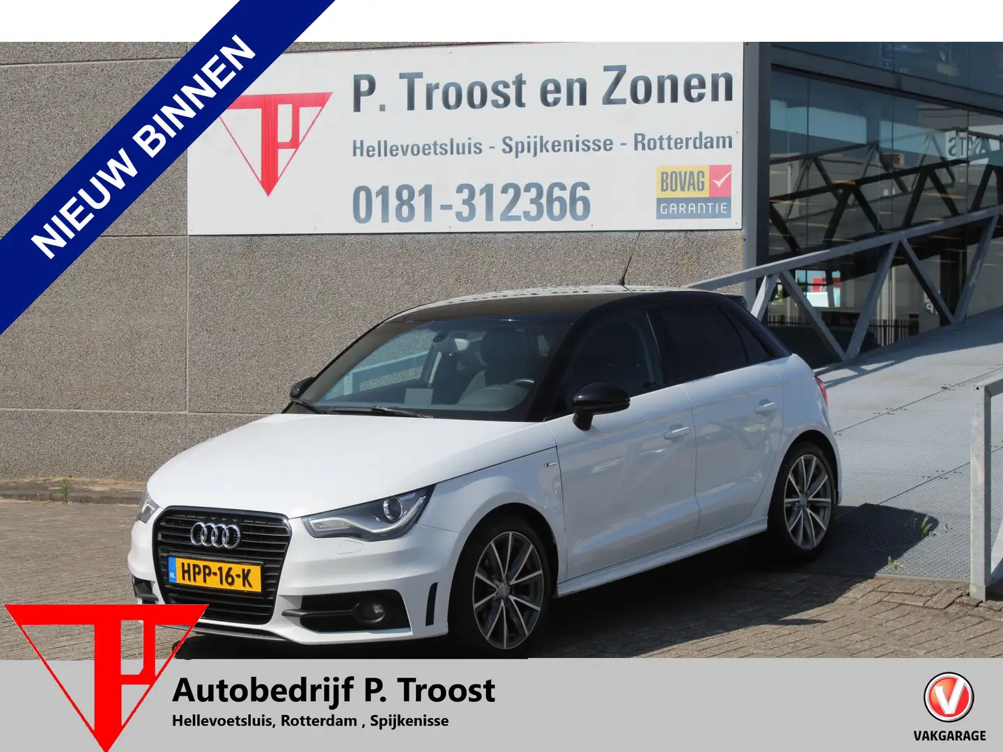 Audi A1 Sportback 1.2 TFSI S-line Cruise control/Climate c Weiß - 1