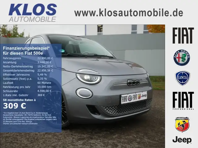 Fiat 500 LA PRIMA AT 42 Kwh 118PS LED GLASDACH NAVI WINTER