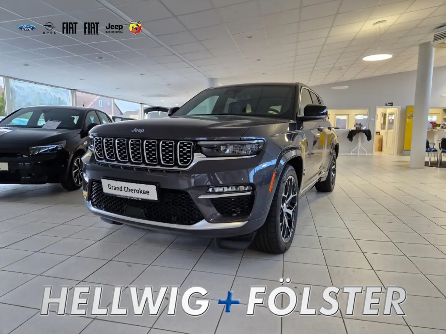 Jeep Grand Cherokee Summit Reserve Allrad HUD Luftfederung TV Panorama Grau - 1