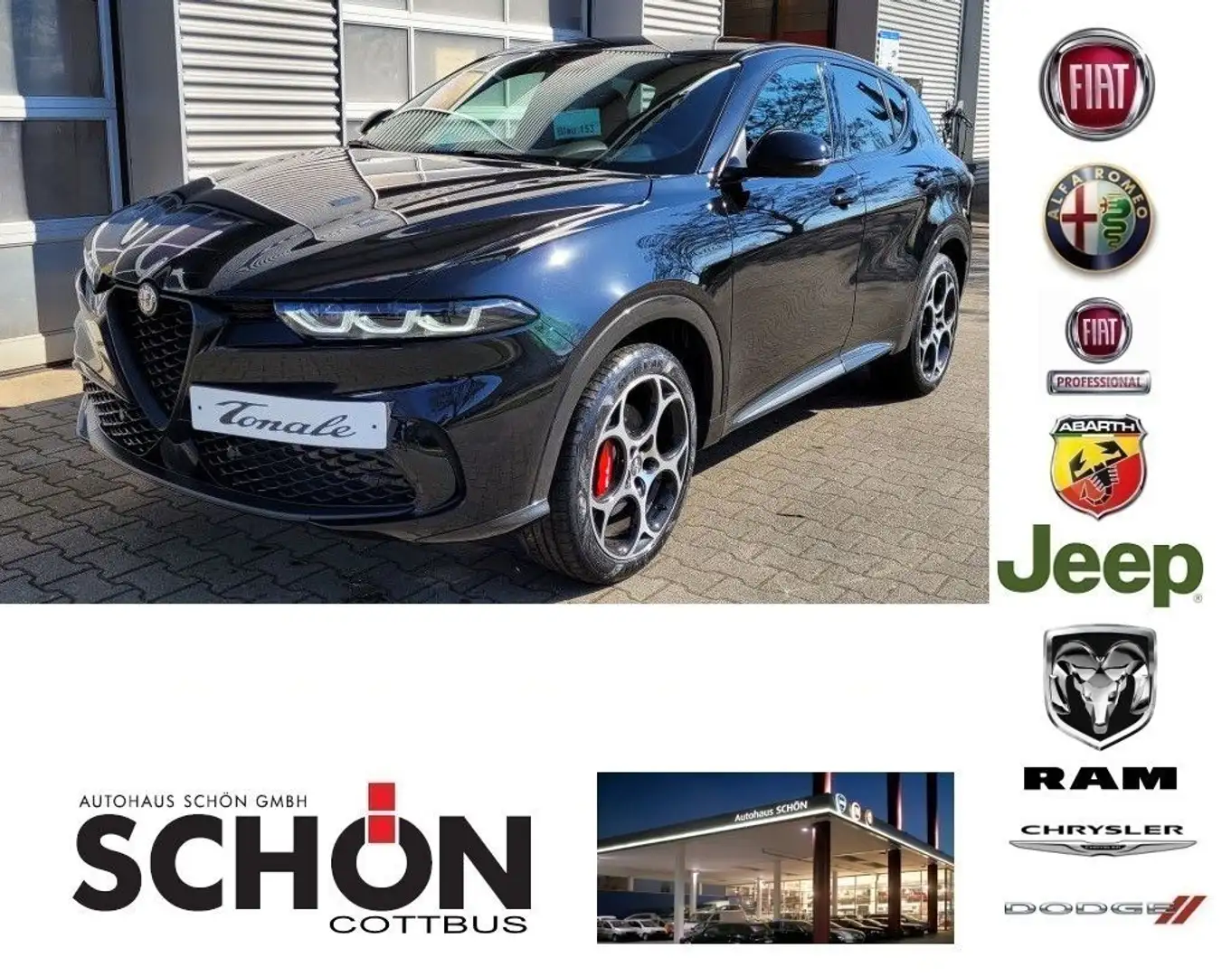 Alfa Romeo Tonale Veloce Plug-In-Hybrid AWD Schwarz - 1