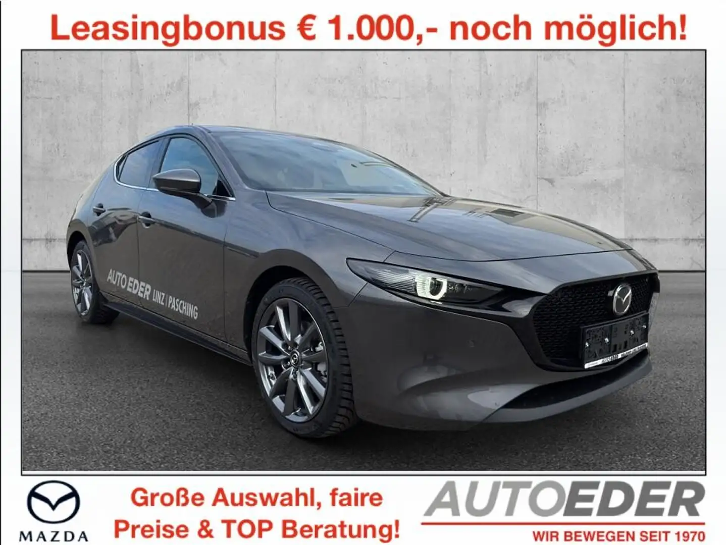 Mazda 3 Mazda3 e-Skyactiv-G140 Takumi Grau - 1