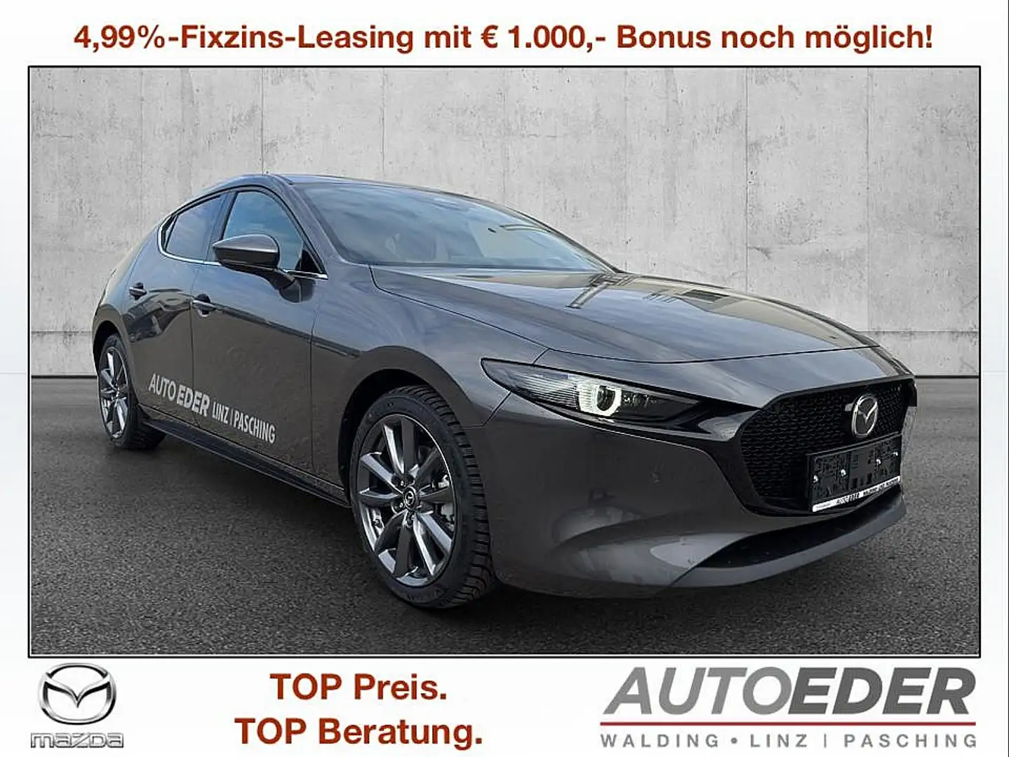 Mazda 3 Mazda3 e-Skyactiv-G140 Takumi Grau - 1
