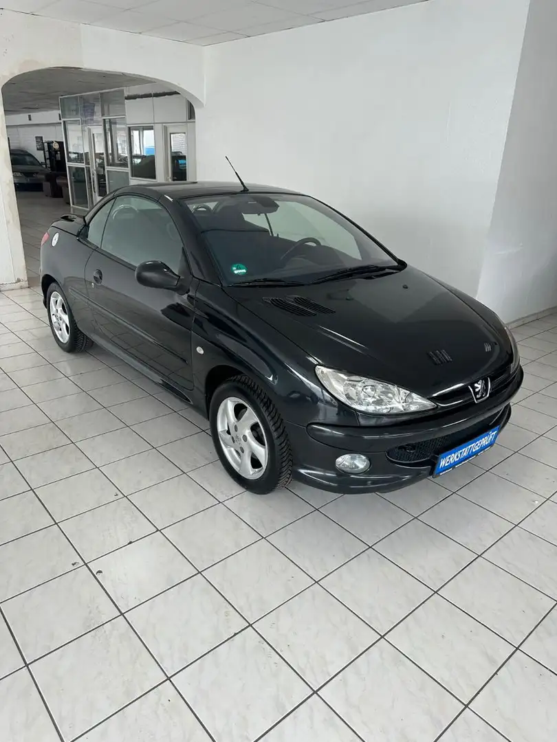 Peugeot 206 cc*1.Hand*Zahnriemen/Tüv/Insp.Neu* Schwarz - 2