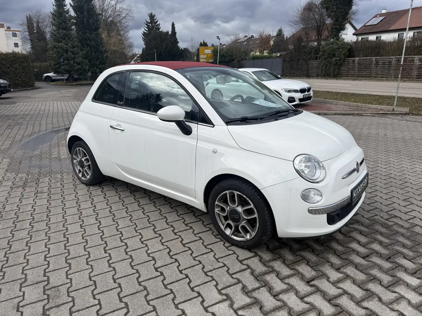 Fiat 500C *Automatik,Leder,Fiat Scheckheft,Klima* Weiß - 2