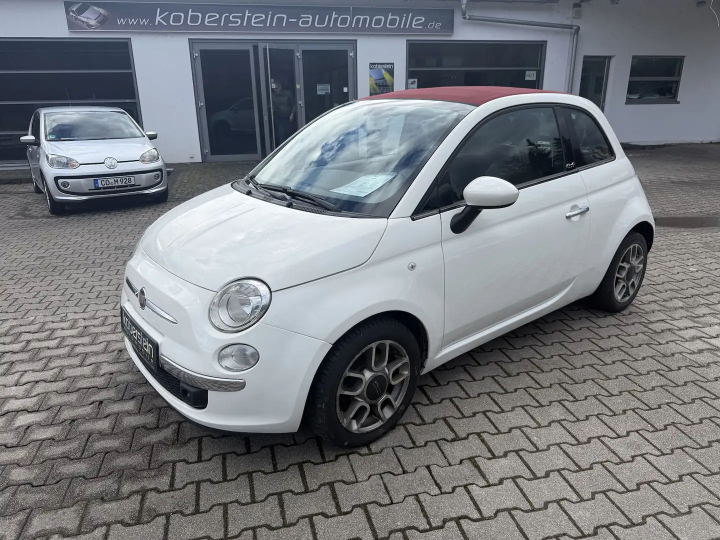 Fiat 500C *Automatik,Leder,Fiat Scheckheft,Klima* Weiß - 1