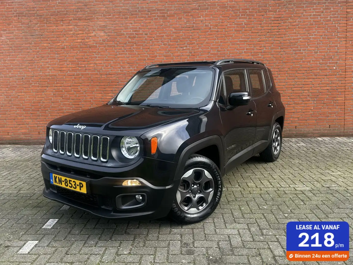 Jeep Renegade 1.4 MultiAir Longitude|SCHUIFDAK|NAVI|CRUISE Negro - 1