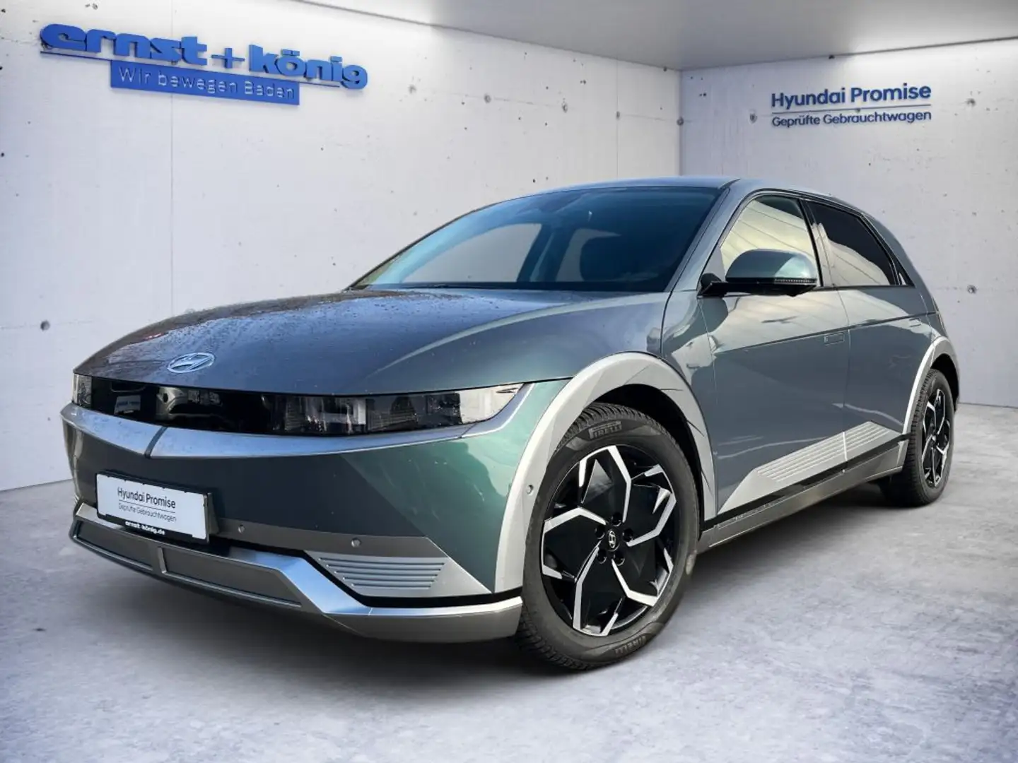 Hyundai IONIQ 5 77,4 kWh Techniq Grün - 1