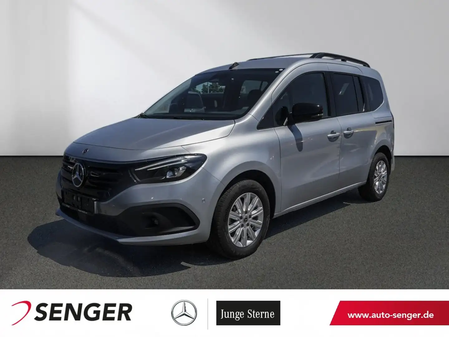 Mercedes-Benz EQT 200 MBUX LED Kamera Navi AHK 75-KW-DC-LADEN Srebrny - 1
