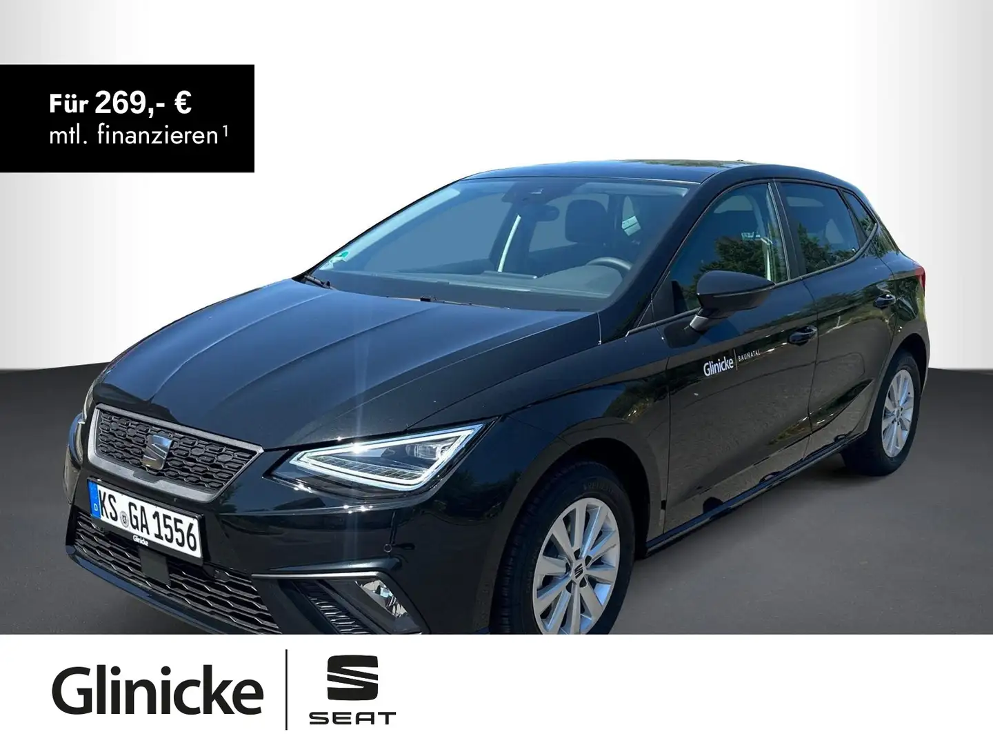 SEAT Ibiza 1.0 TSI Style Edition DSG, PANO, NAVI Negro - 1