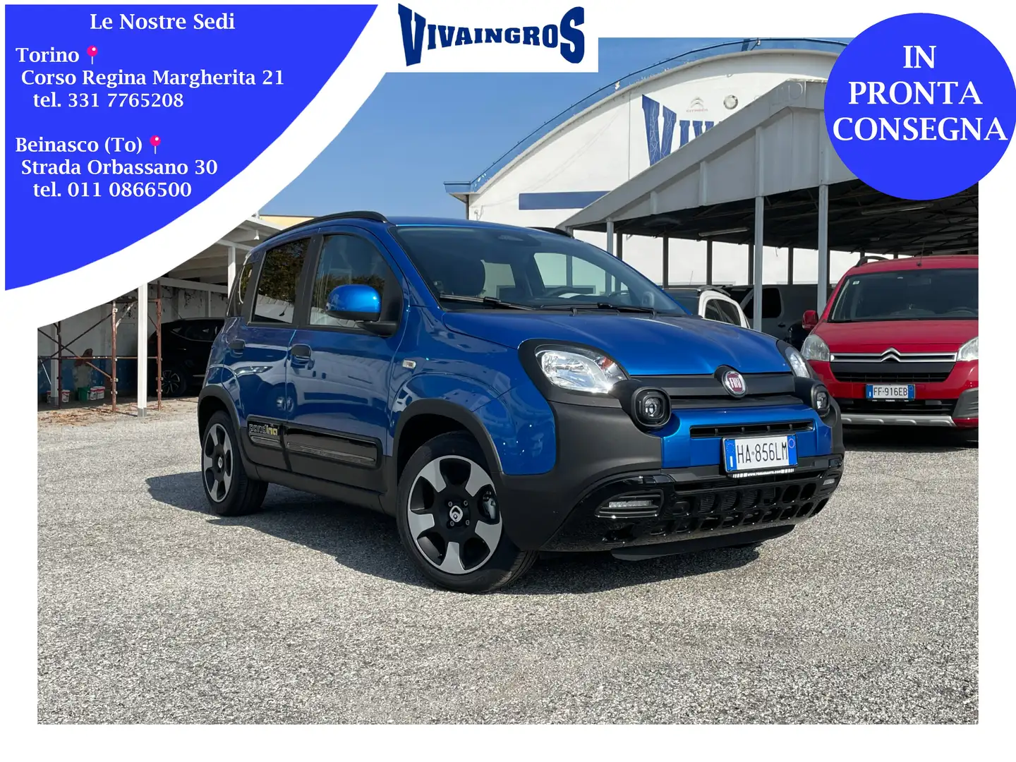 Fiat Panda Pandina Cross 1.0 Hybrid 70CV / IN PRONTA CONSEGNA Blu/Azzurro - 1