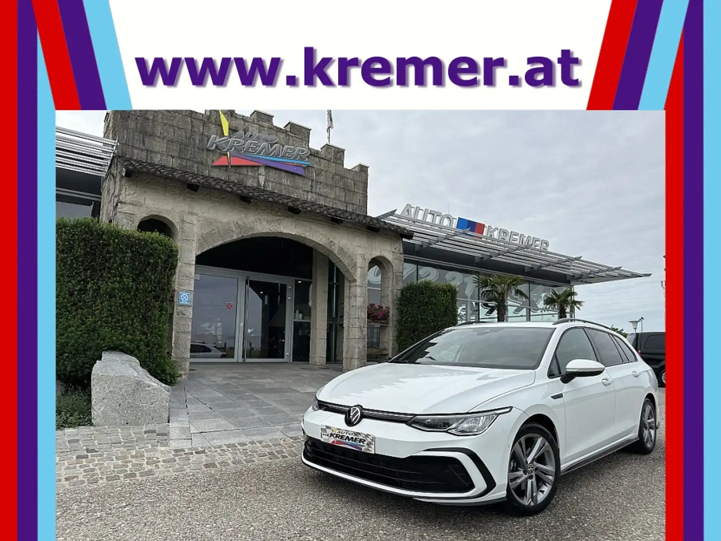 Volkswagen Golf Variant 2,0 TDI R-Line DSG/ACC/SHA/SWA/RFK/AMBIENTE/V.C... Weiß - 1