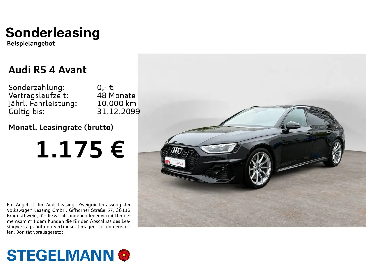 Audi RS4 2.9 TFSI qu. Tiptronic *RS-Sportfahrw Schwarz - 2