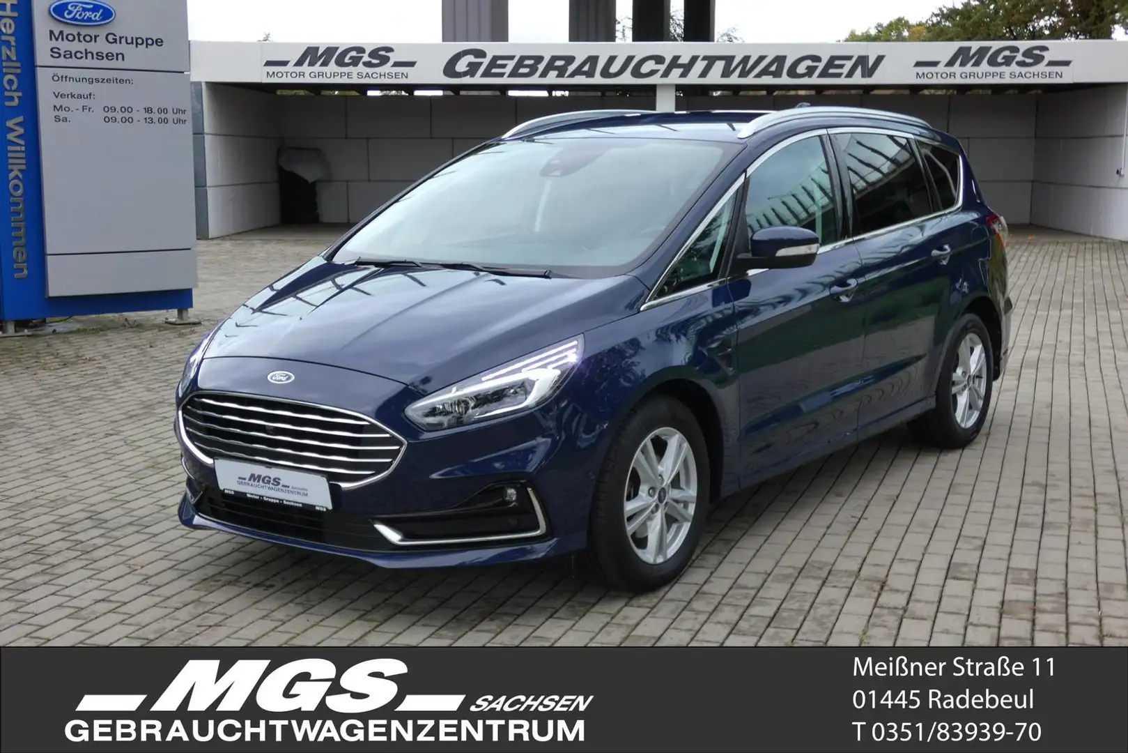 Ford S-Max 2.0 'Titanium' #ACC #KAM #FSH #AHK Bleu - 1