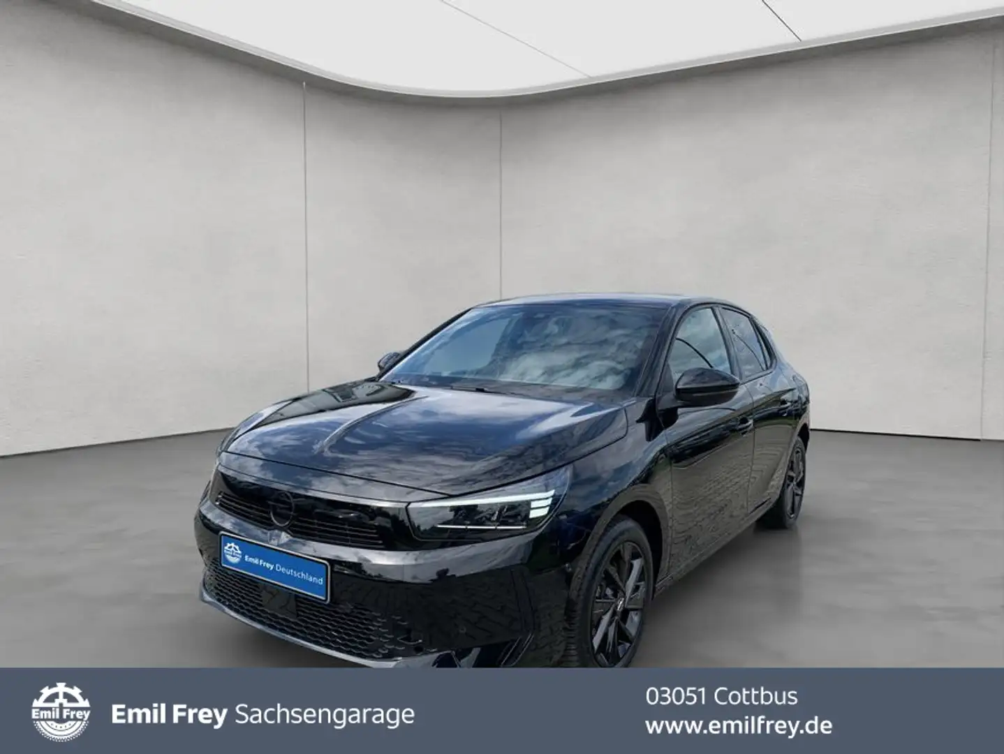 Opel Corsa 1.2 Direct Injection Turbo Automatik GS Zwart - 1