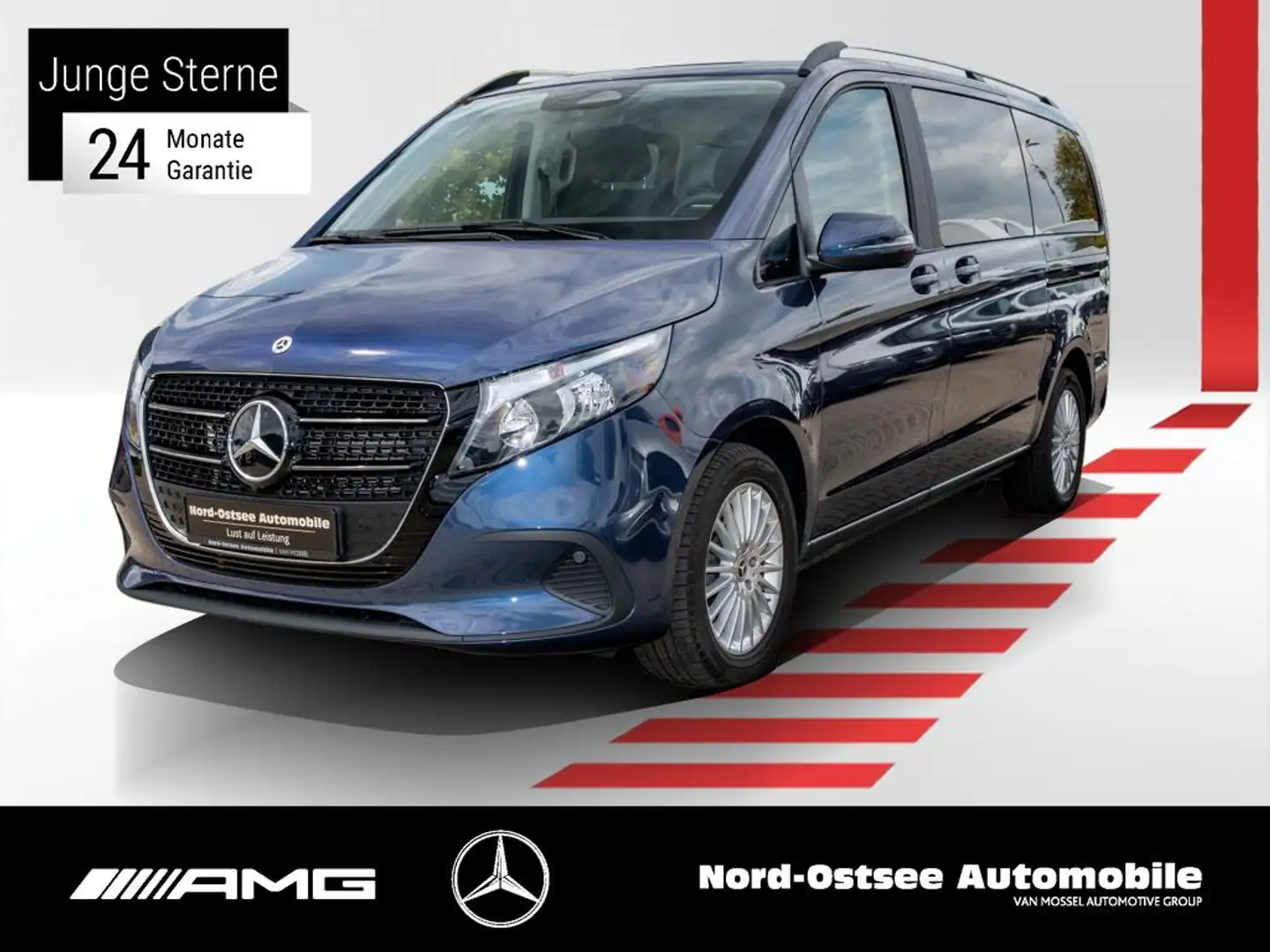 Mercedes-Benz V 250 d MOPF AHK MBUX KLIMA NAVI Bleu - 1