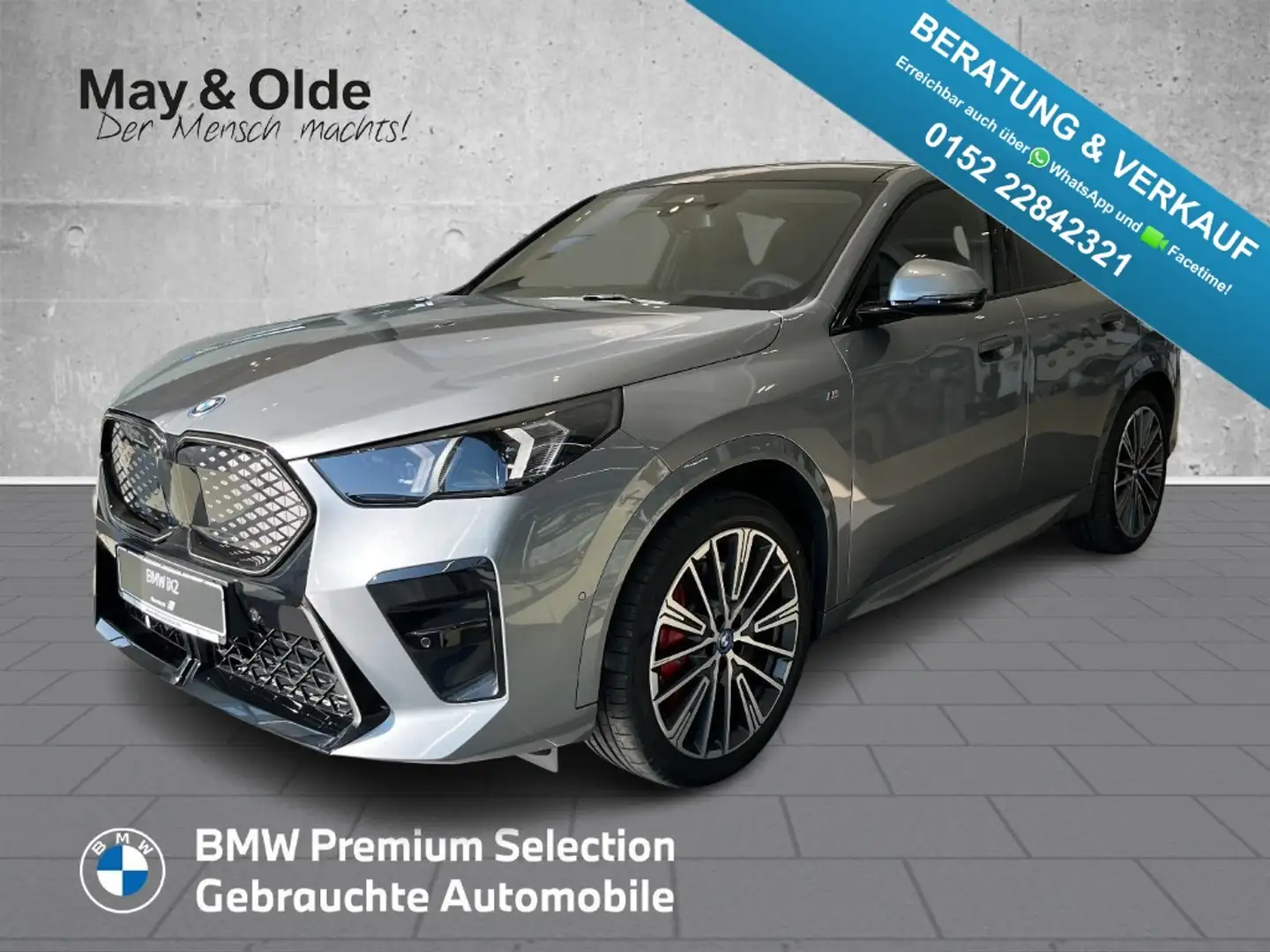 BMW X2 xDrive 30 M Sport HUD AHK Pano Memory ACC 20'' 360 Grau - 1