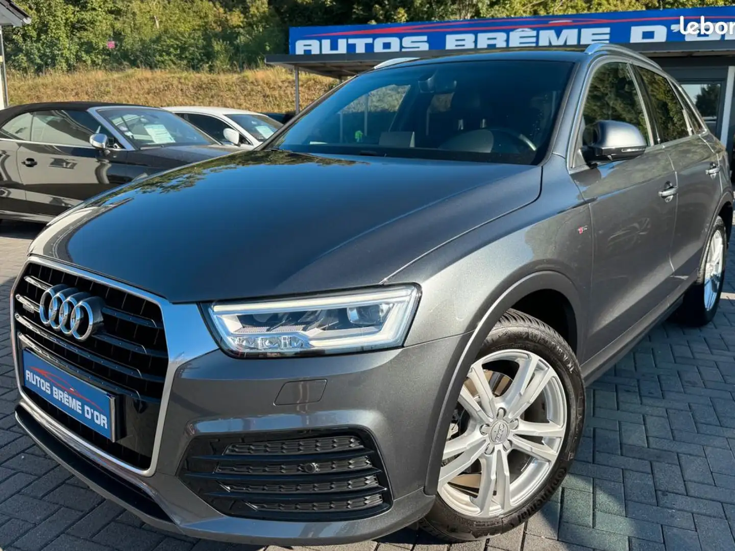 Audi Q3 Q3 2.0 TDI 184 ch S tronic 7 Quattro Gris - 1