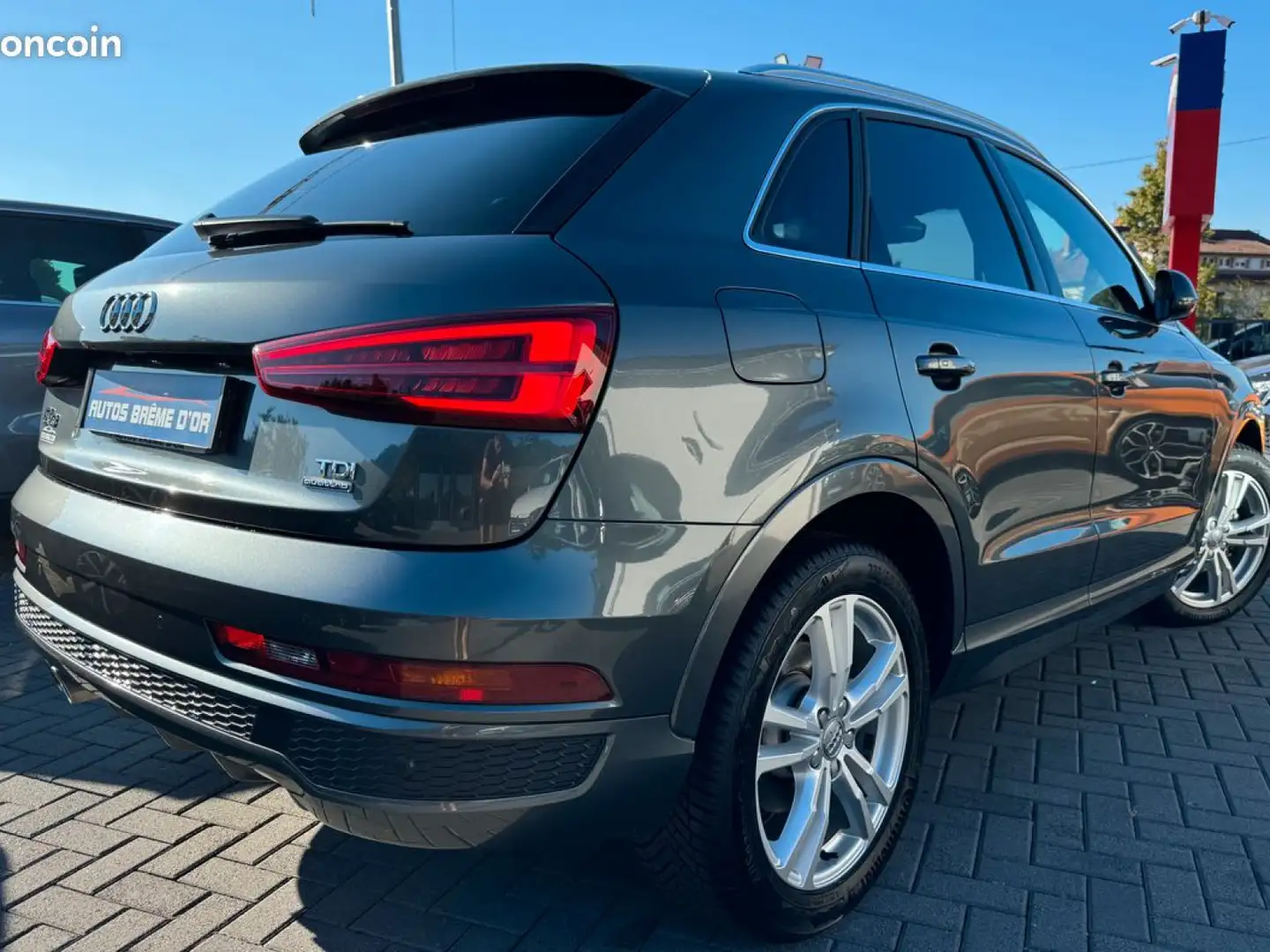 Audi Q3 Q3 2.0 TDI 184 ch S tronic 7 Quattro Gris - 2