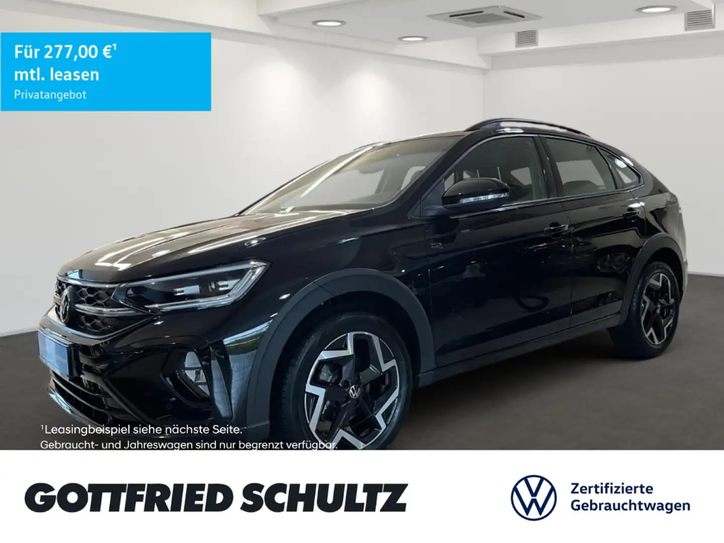 Volkswagen Taigo 1.0 l TSI R-Line ACC IQ.DRIVE Navi Leichtmetallräd Schwarz - 1