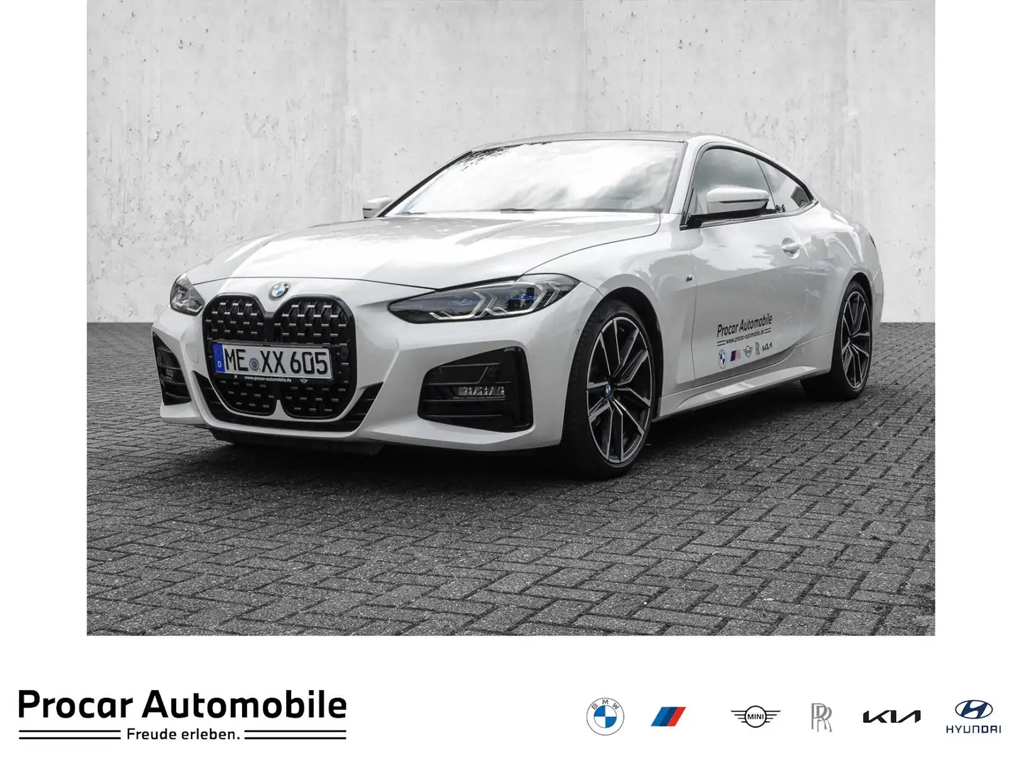 BMW 420 i MSPORT+LASER+DRIVASS+KOMFORTZ.+SHADOW-L+ Blanco - 1