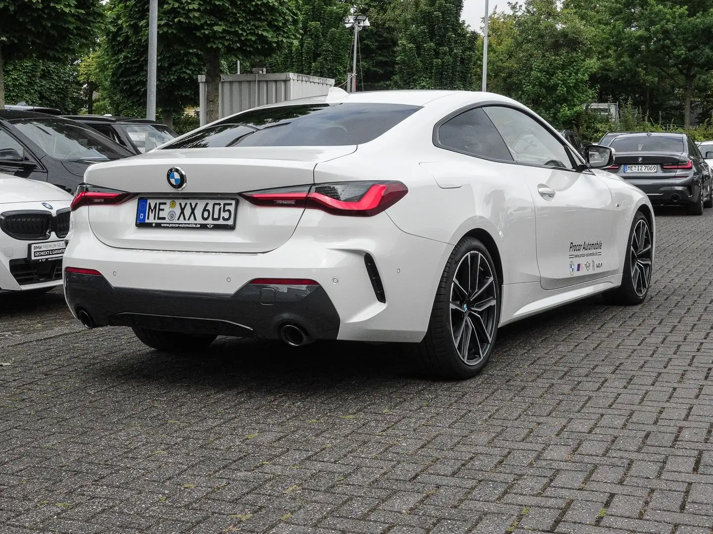 BMW 420 i MSPORT+LASER+DRIVASS+KOMFORTZ.+SHADOW-L+ Blanco - 2
