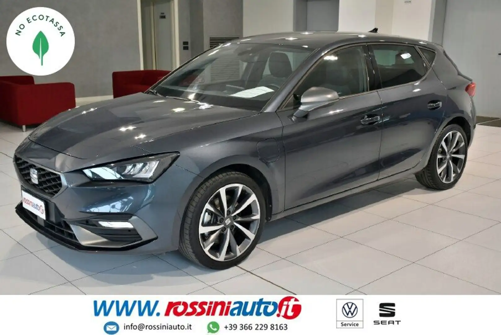SEAT Leon 1.4 E-HYBRID 204 CV DSG FR PLUG IN R18 ECOLED NAVI Grigio - 1