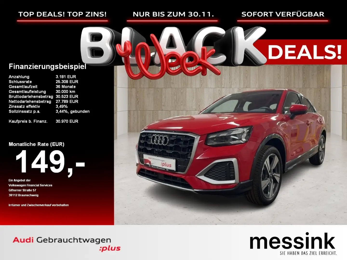 Audi Q2 advanced 35 TDI 110(150) S tronic Rot - 1
