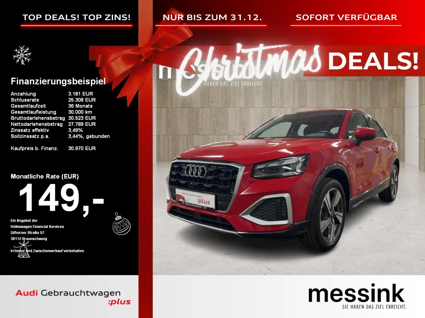 Audi Q2 advanced 35 TDI 110(150)  S tronic Rot - 1
