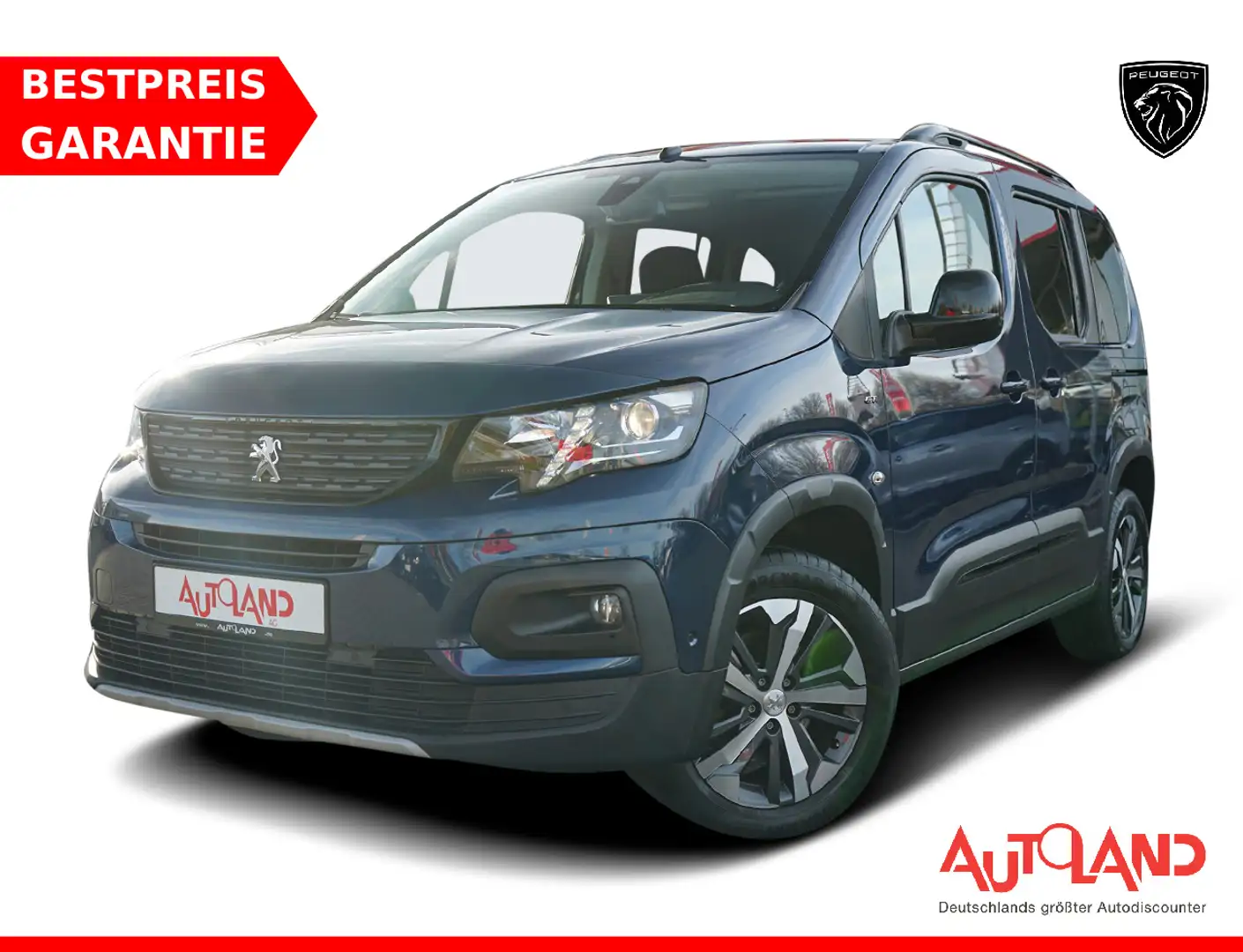 Peugeot Rifter GT 1.5 130 Aut LED Navi AHK ACC Kamera Blau - 1
