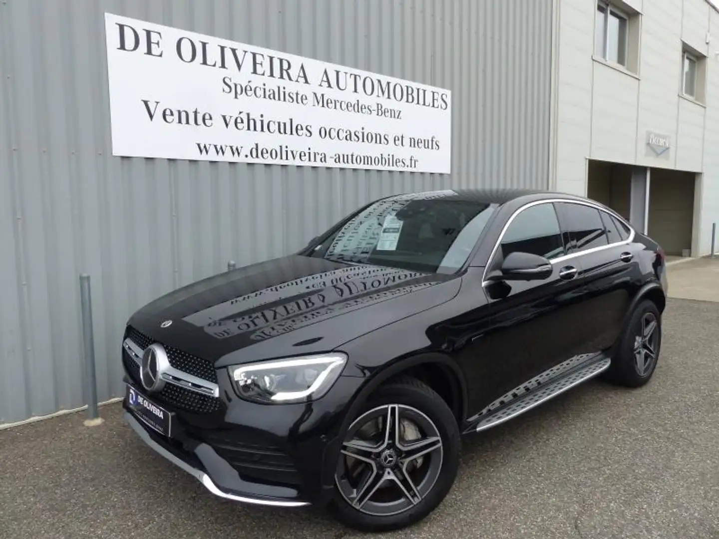 Mercedes-Benz GLC 300 300 de 194+122ch AMG Line 4Matic 9G-Tronic Noir - 1