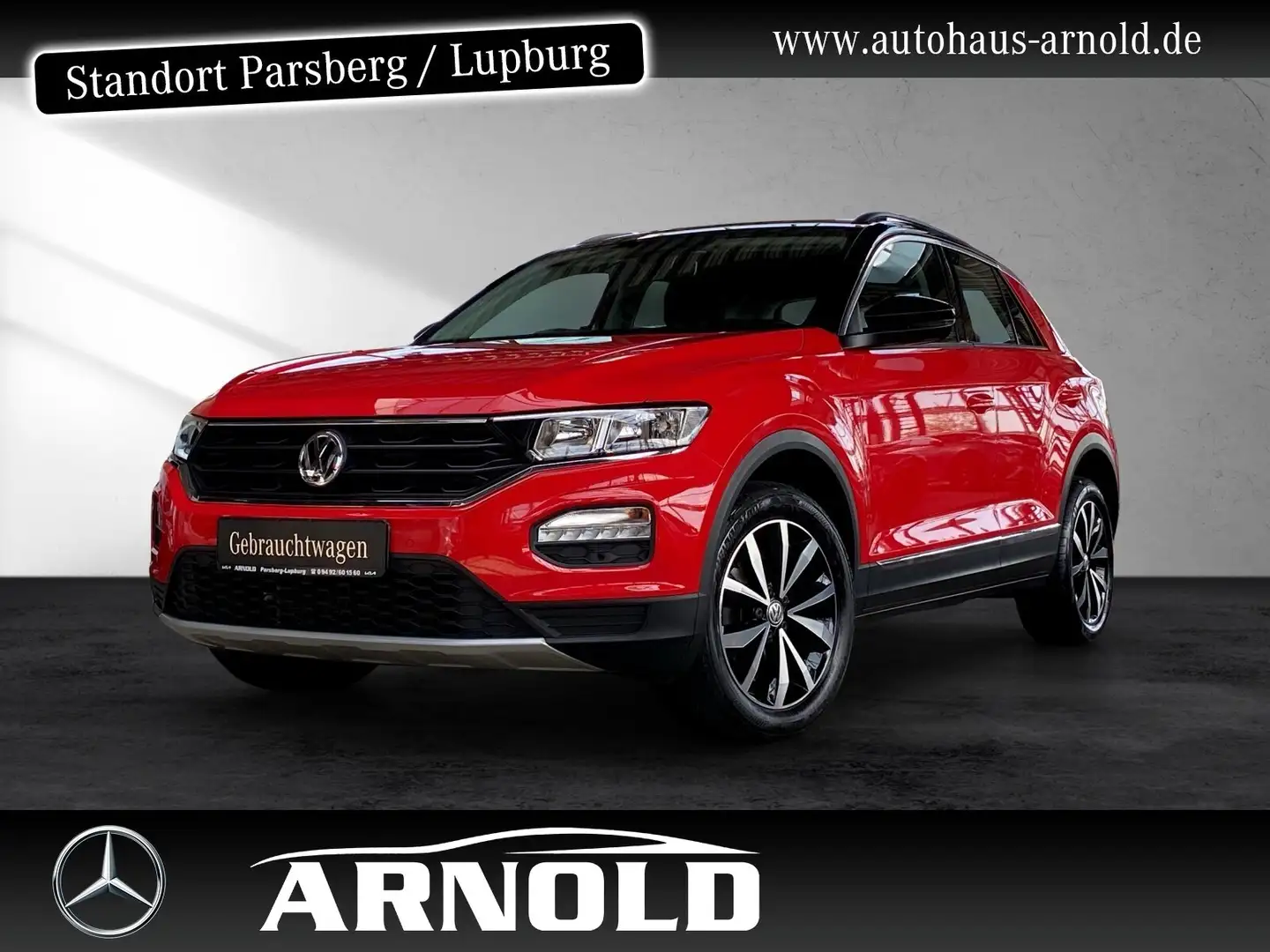 Volkswagen T-Roc T-Roc 1.0 TSI Style Winter-P. Parktronic ACC SHZ Rot - 1