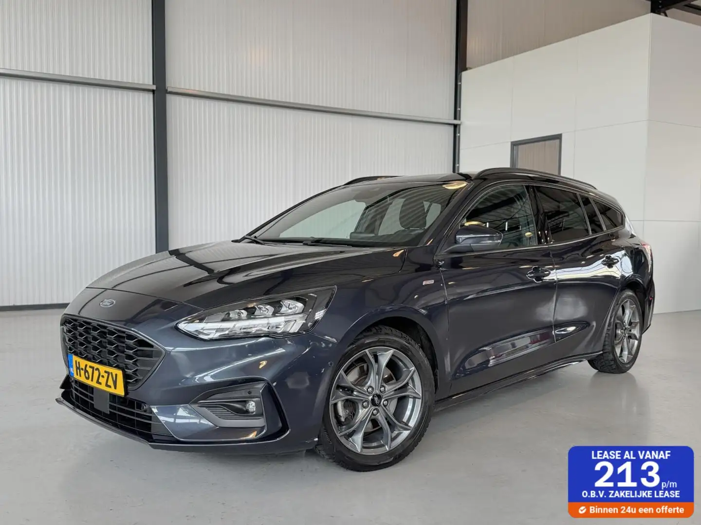 Ford Focus Wagon 1.0 EcoBoost ST Line Business Bleu - 1