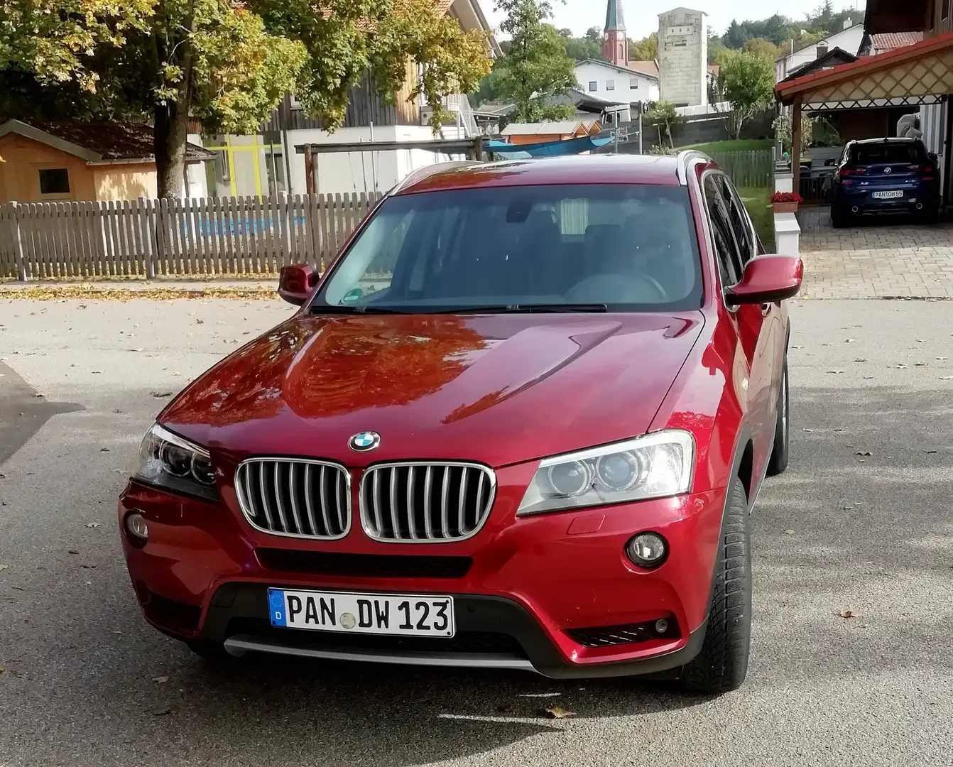 BMW X3 X3 xDrive30d Aut. Czerwony - 2