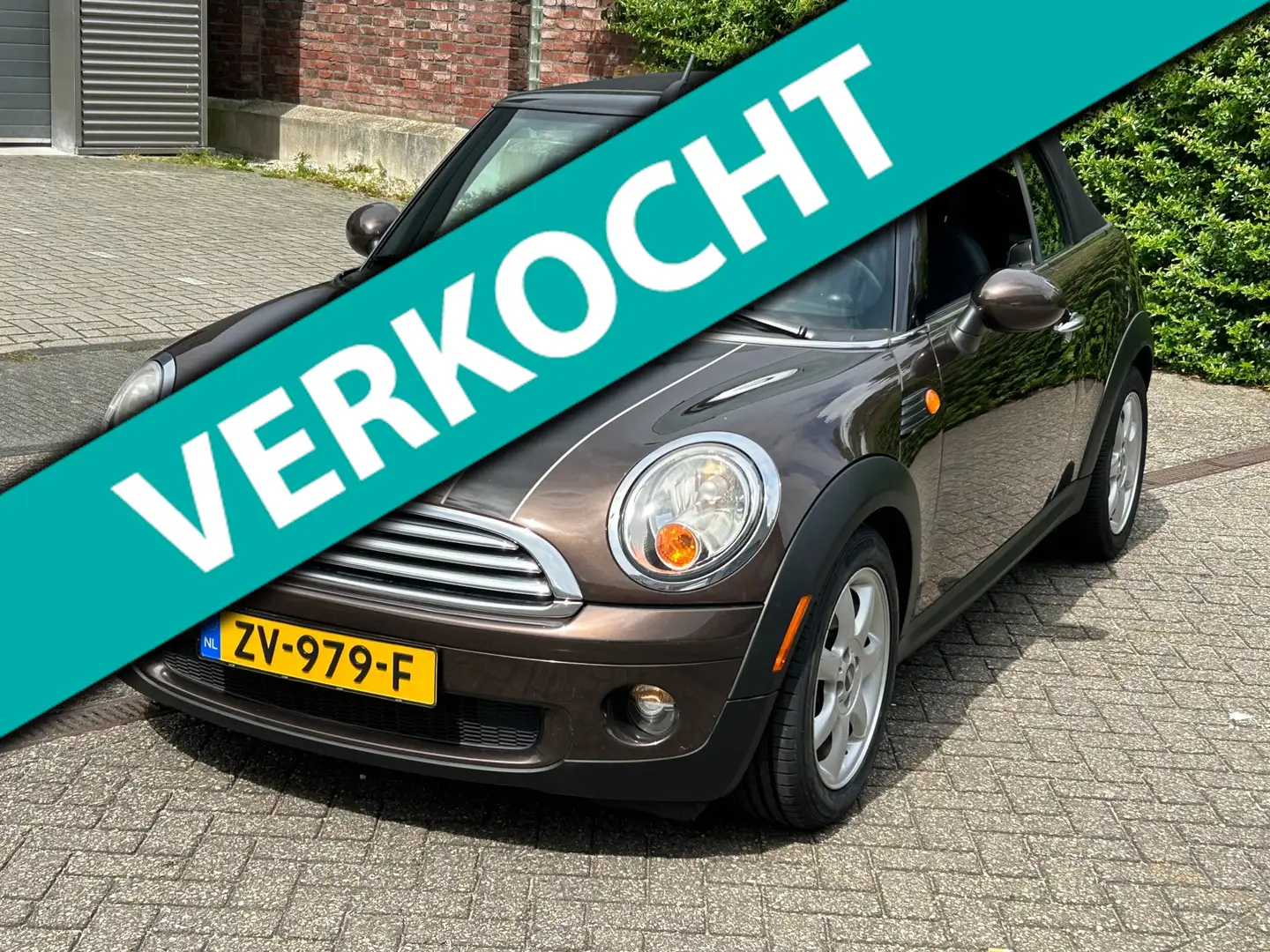MINI Cooper Cabrio Mini 1.6 Pepper Brun - 1