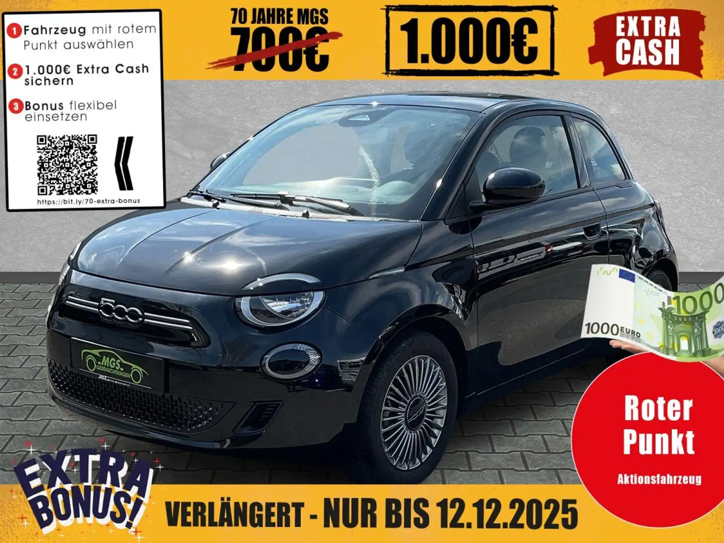 Fiat 500e Icon DAB #BT #ANDROID #NAVI Schwarz - 1