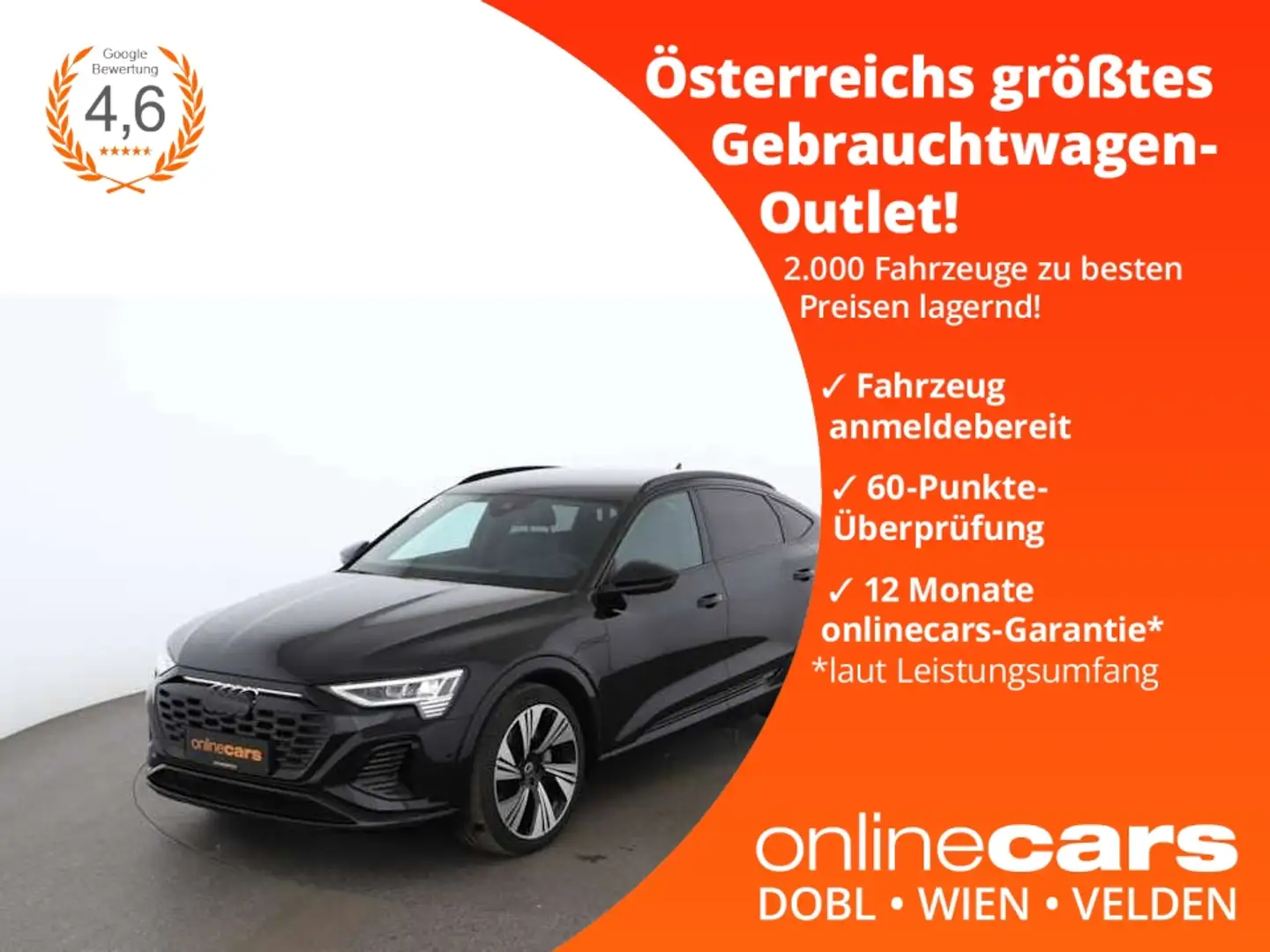 Audi Q8 e-tron Sportback 55 quattro S-Line Aut MATRIX Чорний - 1