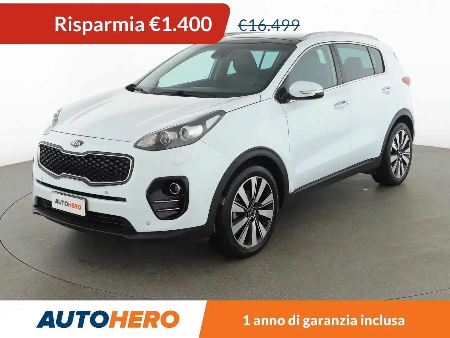Kia Sportage 1.7 CRDi Business Class 140 CV Bianco - 1