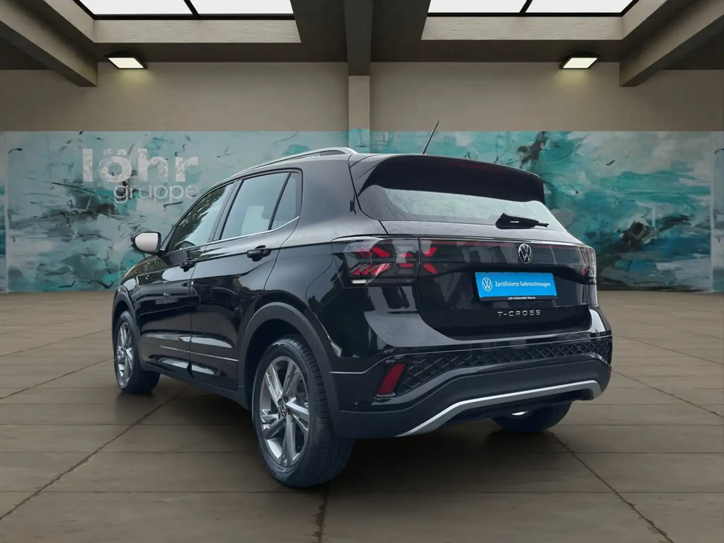 Volkswagen T-Cross 1.5 TSI R-Line *MATRIX-LED*NAVI* Schwarz - 2